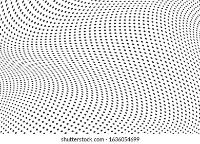 Abstract halftone vector background. Dots illustration.のベクター画像素材