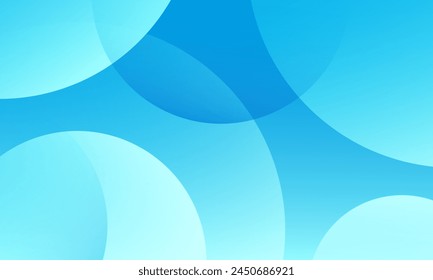 Abstrakter runder blauer Hintergrund. Vektorillustration – Stockvektorgrafik