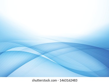 
Minh họa trừu tượng sóng màu xanh và trắng, thiết kế mềm mại – Vector có sẵn