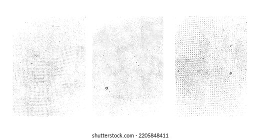 Grunge Urban Backgrounds set.Texture Vector.Dust Overlay Distress Grain ,Simply Place illustration over any Object to Create grungy Effect .abstract,splattered , dirty, texture for your design.  Stock Vector