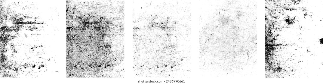 Grunge Urban Backgrounds set.Texture Vector.Dust Overlay Distress Grain ,Simply Place illustration over any Object to Create grungy Effect .abstract,splattered , dirty, texture for your design.  Adlı Stok Vektör