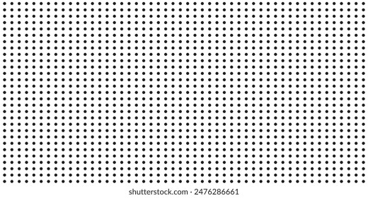 도트 패턴의 원활한 배경입니다. 폴카 도트 패턴 템플릿 흑백 도트 텍스처 현대 디지털 스톡 벡터