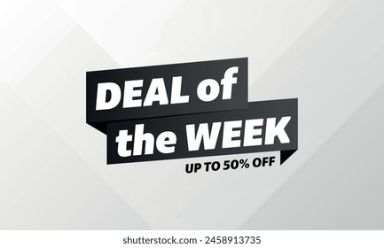 deal of the week sale Imagem Vetorial Stock