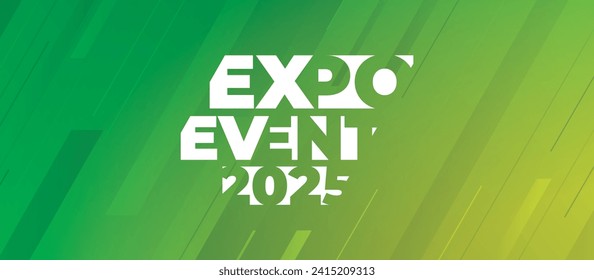 Expo Event banner. Can be used for business, marketing and advertising. logo graphic design of annual summit, Seminar or webinar made for Technology and business upcoming events. Vector EPS 10 Adlı Stok Vektör