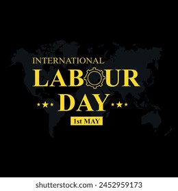 International Workers Day 1st May,  Labuor Vector Templates, Social Media Post Immagine vettoriale stock