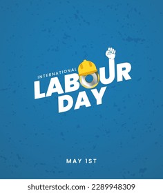 International Labor Day. Labour day. May 1st. 3D illustration Stock Vector