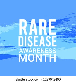Illustration Of Rare Disease Day Background. Arkistovektorikuva