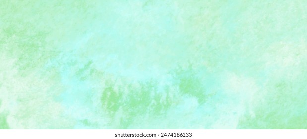 Light green vector watercolor art background with old paper texture for design. Watercolor grunge illustration for cards, invitation, flyers, poster, banner. Painted template. Adlı Stok Vektör
