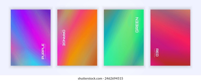 line gradient cover with luminous plain colors. New textures for your designs 库存矢量图