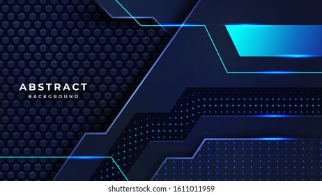 Modern abstract luxury colorful technology background Premium Vector Stock-vektor