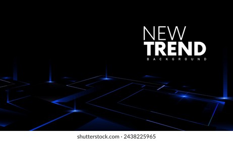 New Trend Modern Abstract Template Design Corporate Presentation. Contemporary Style Graphic Creative Cover. Amazing Geometric Element background. Brochure, leaflet, flyer, template. – Vector có sẵn
