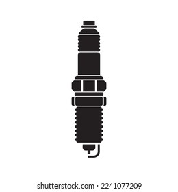 spark plug icon vector illustration logo design स्टॉक वेक्टर