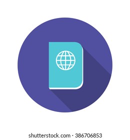 passport icon. vector illustrationのベクター画像素材