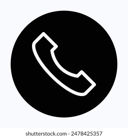 Phone icon vector. Telephone icon symbol isolated. Call icon.  Stockvektor