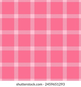 Worldwide check seamless texture, small tartan pattern fabric. Halftone background textile plaid vector in light and red color. Vektor Stok
