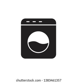 washing machine icon vector templateのベクター画像素材