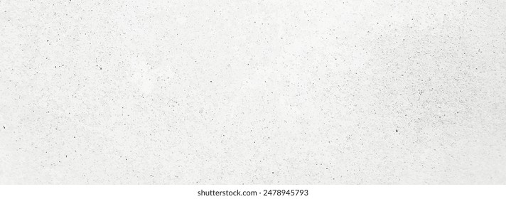 White old concrete wall grunge texture - wide banner format background with copy space for text. Grunge gray texture of chips, cracks, scratches, Soft white grunge. Adlı Stok Vektör