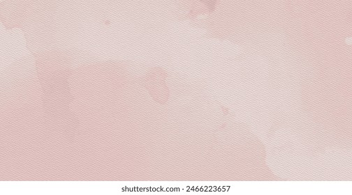 Textured paper background with abstract pink watercolor stains - Vector στοκ