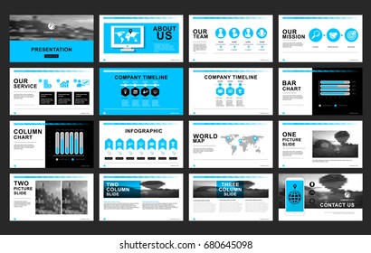 Templates  presentation for annual report, banner, flyer, leaflet, brochure, corporate report, marketing, advertising. vector design. Stockvektor