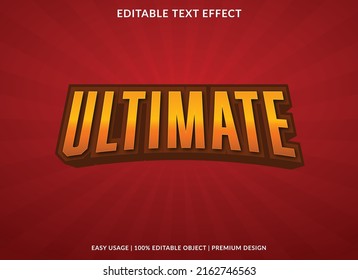 ultimate text effect editable template with abstract style use for business brand and logo स्टॉक वेक्टर