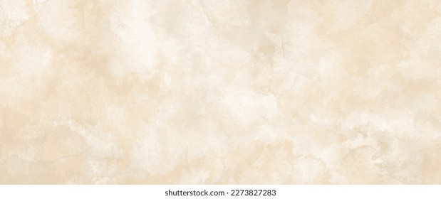 Vector watercolor art background. Old paper. Marble. Stone. Beige watercolour texture for cards, flyers, poster, banner. Stucco. Wall. Brushstrokes and splashes. Painted template for design.	, vector de stoc