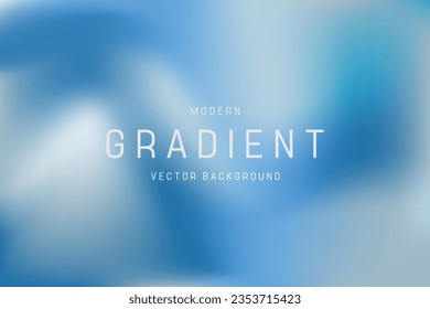 Vibrant Gradient Background. Blurred Color Wave 库存矢量图