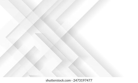 3D-Stil Schwarz-Weiß Abstrakter Hintergrund auf Weiß – Stockillustration