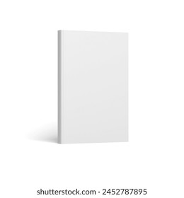 Book isolated on white background. Mockup. Blank. 3d illustration. स्टॉक इलस्ट्रेशन