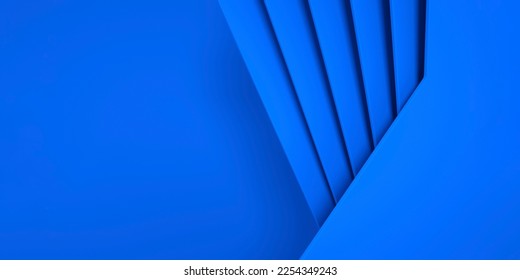 Geometric shapes on abstract blue background 库存插图