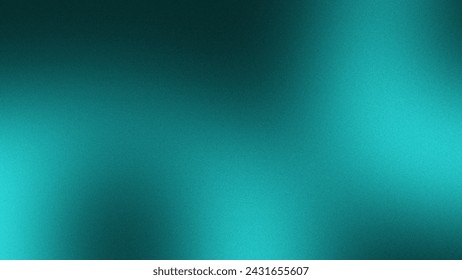Green abstract gradient background with noise 库存插图
