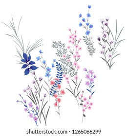 The flowers in the sunny day Stock-illustration