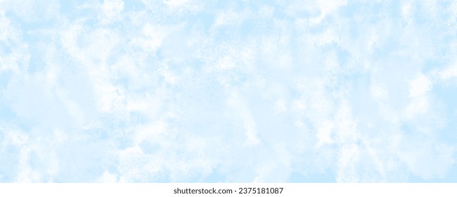 Winter light blue abstract background of watercolor blurred spots. Ilustrasi Stok