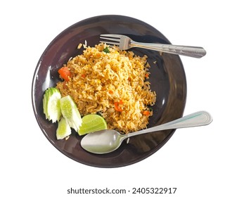Thai food, basil fried rice, noodles, radna Stock-foto