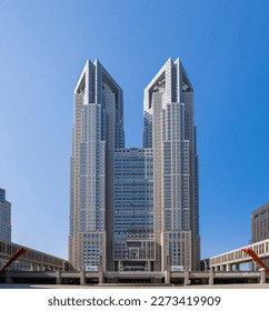 2023年3月8日（土）：東京都庁舎外観のエディトリアル写真素材