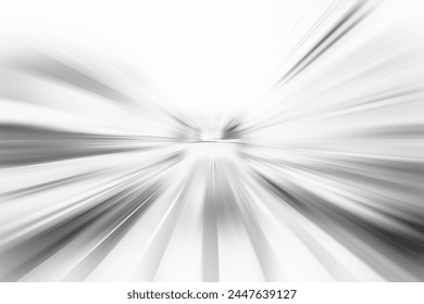 VANISHING POINT BACKGROUND, SPEED LINES PATTERN, BLACK AND WHITE TRAFFIC TRAILS DESIGN, RUNNING CONCEPT Stockfoto