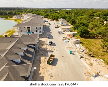 Vero Beach, FL, USA - March 19, 2023: Aerial panorama The Griffon Vero Beach FL - Φωτογραφία στοκ editorial