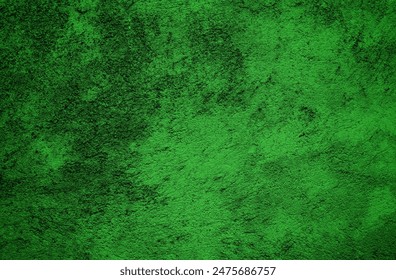 The background is made of green patterned concrete. Dark abstract green stone concrete paper texture background panorama banner long, with space for text Adlı Stok Fotoğraf