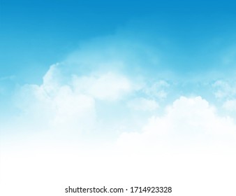 Beautiful blue sky with cloud Stock Photo