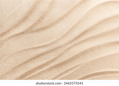 beach sand background with natural wave pattern: zdjęcie stockowe