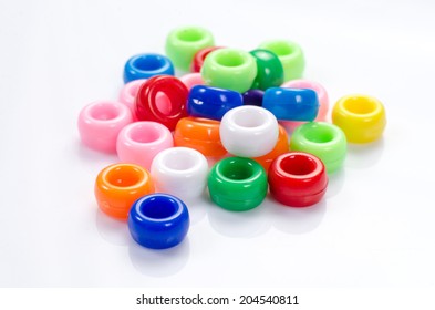 beads pied colored Stock-foto
