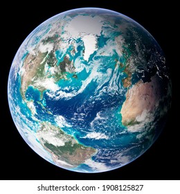 Blue Marble image of Earth (2005) Stock Photo