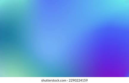 Стоковая фотография: Blue, purple, green gradient.
Soft pastel color gradient. Holographic blurred abstract background.