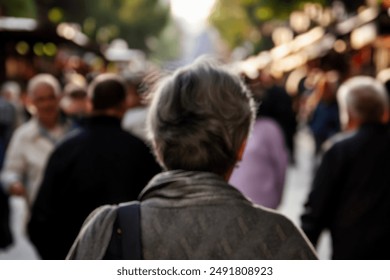 blurred for background. Crowd of people on the street. people walking on the city street. A blurry people walking. Urban, social concept. Abstract urban background with blurred buildings and street. – Ảnh có sẵn