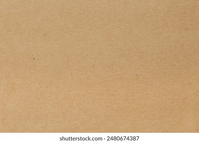 段ボールシートのテクスチャ背景、ビンテージスタイルの茶色のクラフト紙のパターン。の写真素材