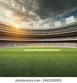  cricket stadium closeup