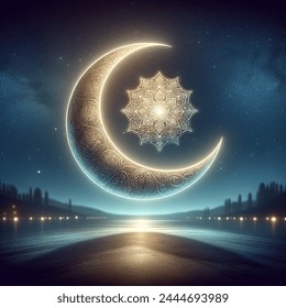 eid mubarak crecent