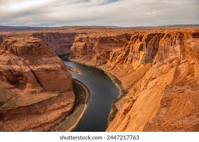 Great view of the Grand Canyon National Park, Arizona, United States. California Desert. Foto Stok