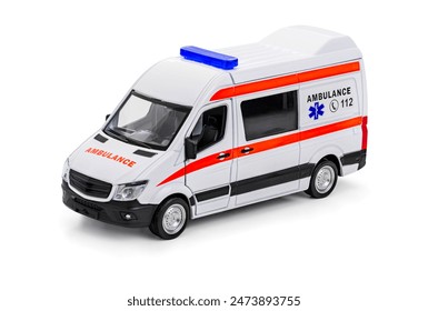 玩具救急車の高解像度画像。救急医療の写真素材