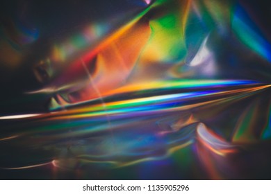 holographic foil backgroundの写真素材