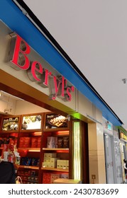 KUALA LUMPUR, MALAYSIA - FEBRUARY 16th, 2024 - Beryl's is a chocolate brand located in Kuala Lumpur, Malaysia. Beryl's has many flavors and type. Chocolate bar, chocolate ball, biscuit, and cookies. Redaktionelt stock-foto